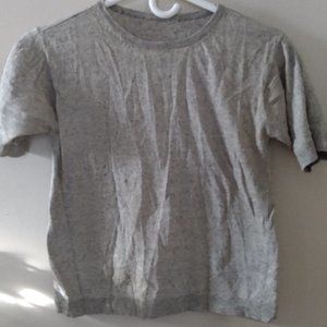 Tan/brown long short sleeves tshirt small